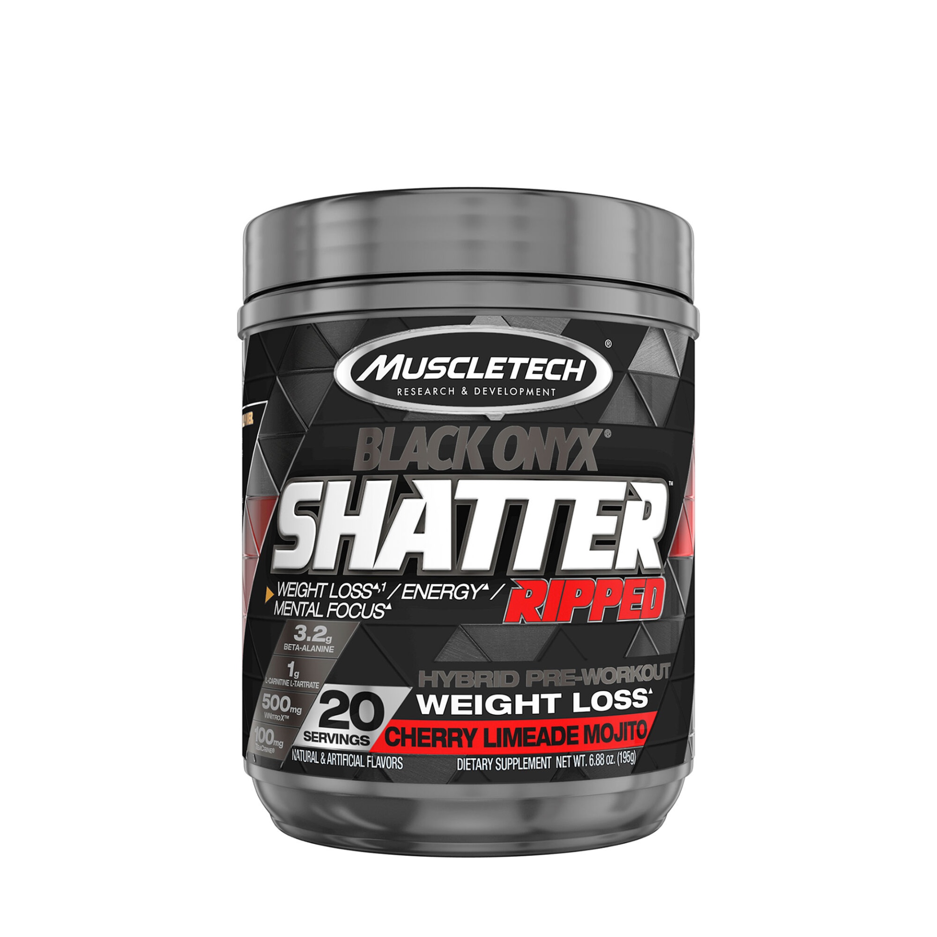 slide 1 of 1, MuscleTech Shatter Ripped Black Onyx - Cherry Limeade Mojito, 1 ct