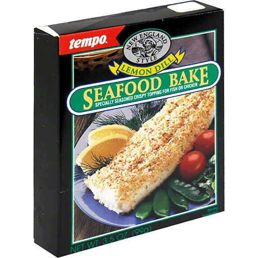 slide 1 of 1, Tempo Seafood Bake, Lemon Dill, 3.5 oz