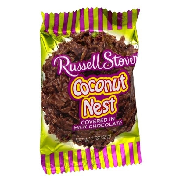 slide 1 of 1, Russell Stover Milk Chocolate Coconut Nest, 1 oz