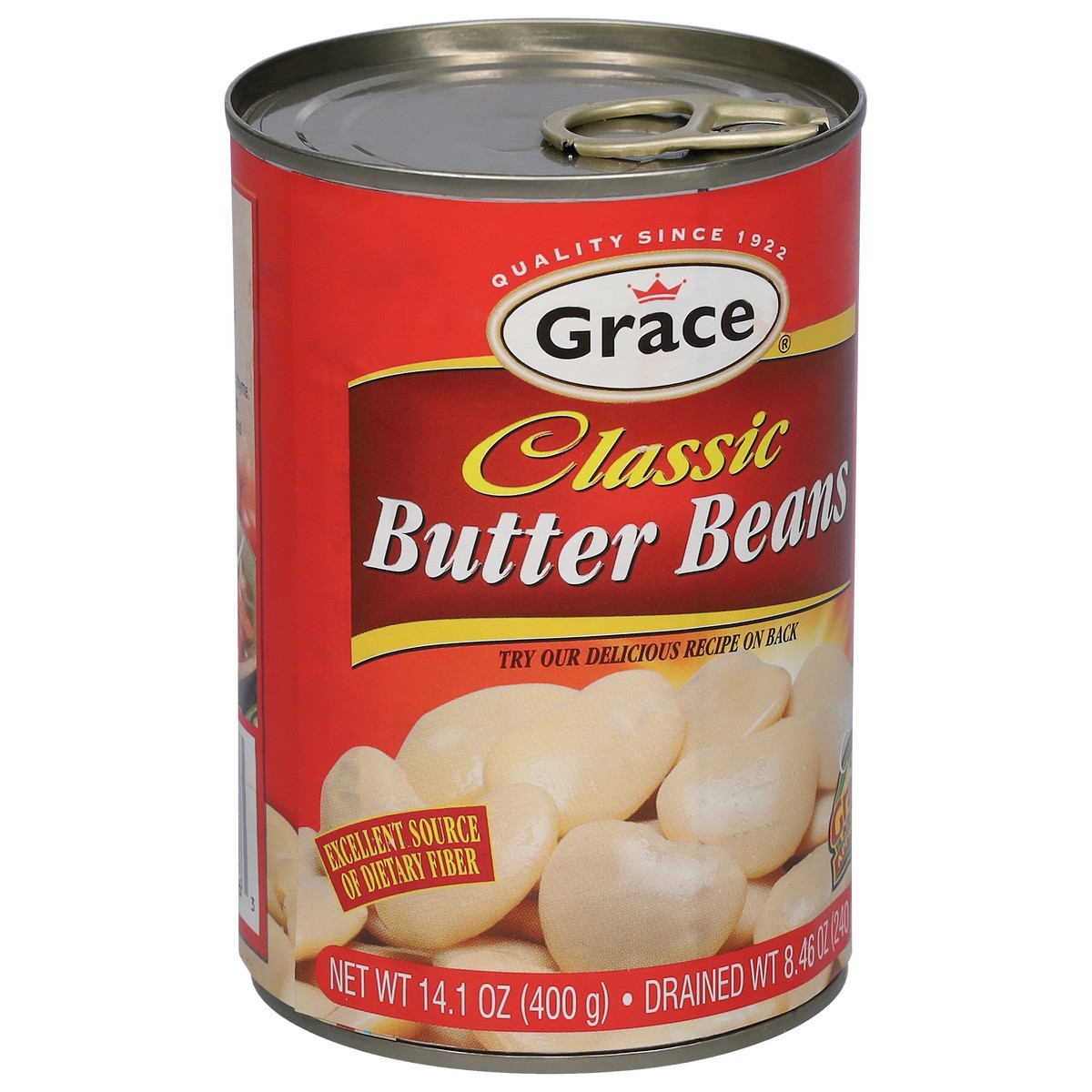 slide 2 of 9, Grace Classic Butter Beans 14.1 oz, 14.1 oz