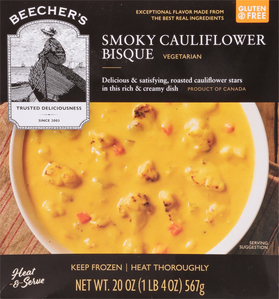 slide 10 of 13, Beecher's Smoky Cauliflower Pouches, 20 oz