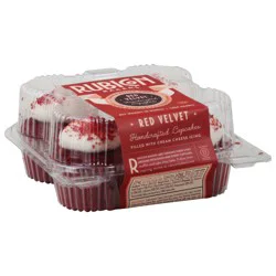 Rubicon Bakers Handcrafted Red Velvet Cupcakes 10 oz