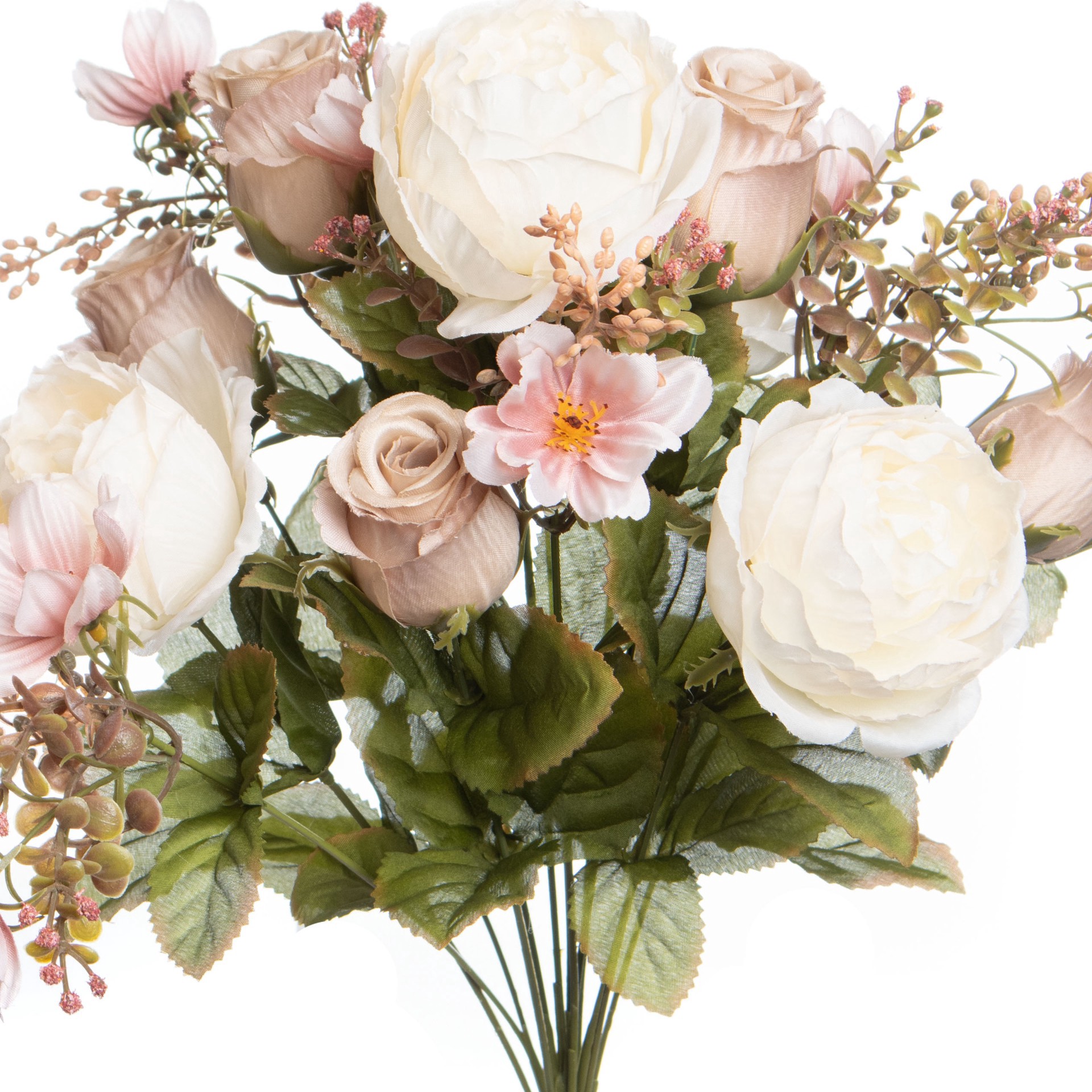 slide 2 of 3, 20" Purple Rose & Peony Mix Deluxe Bush By Ashland, 11 in x 1 in x 20 in