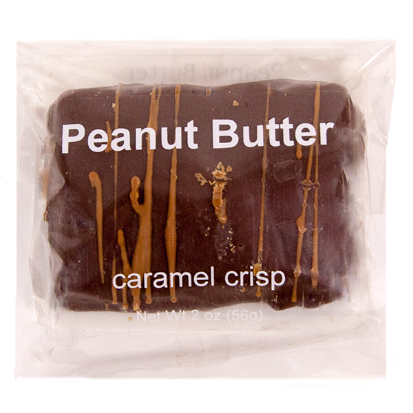 slide 1 of 1, L&B Peanut Butter Caramel Crisp, 2 oz