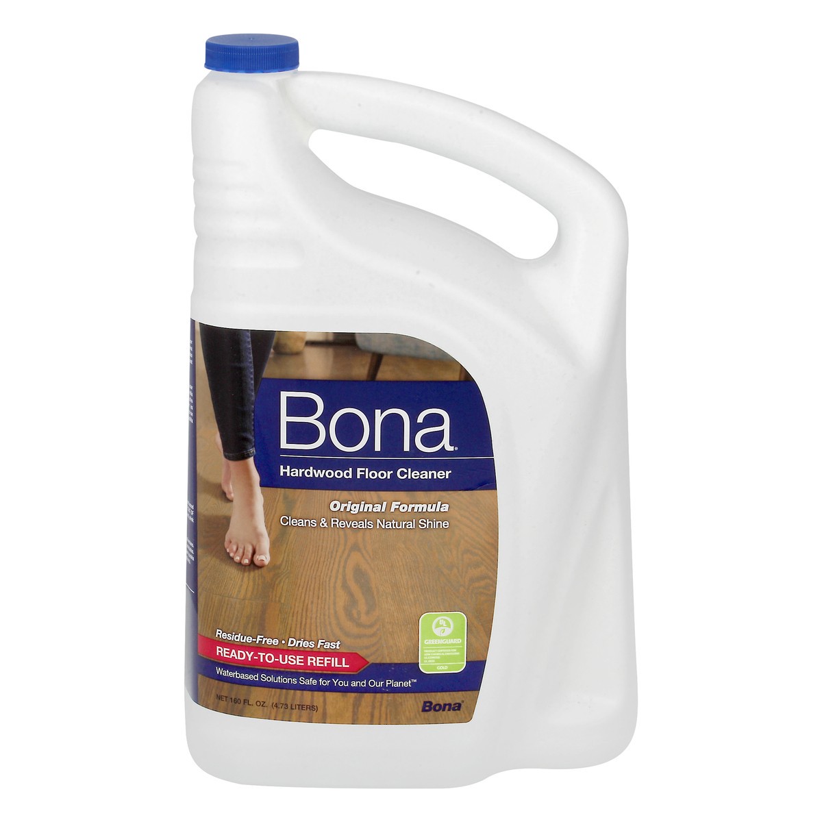 slide 1 of 8, Bona Hardwood Floor Cleaner Refill, 160 fl oz