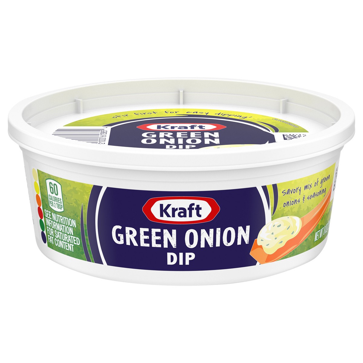 slide 2 of 13, Kraft Green Onion Dip, 8 oz Tub, 8 oz