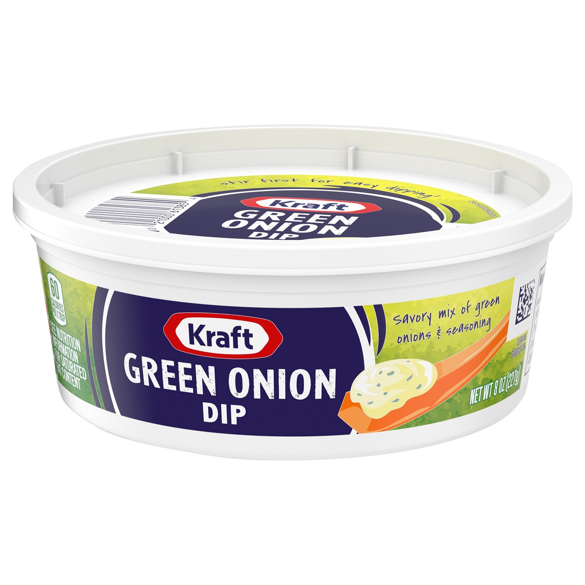 slide 7 of 13, Kraft Green Onion Dip, 8 oz Tub, 8 oz