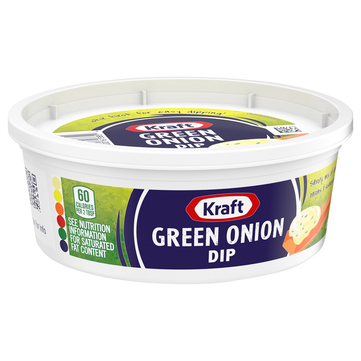 slide 11 of 13, Kraft Green Onion Dip, 8 oz Tub, 8 oz