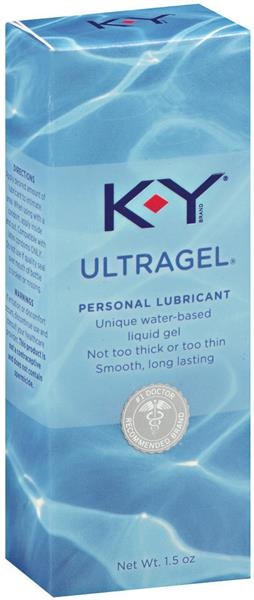 slide 1 of 1, K-Y Ultragel Personal Water Based Lubricant, 1.5 fl oz
