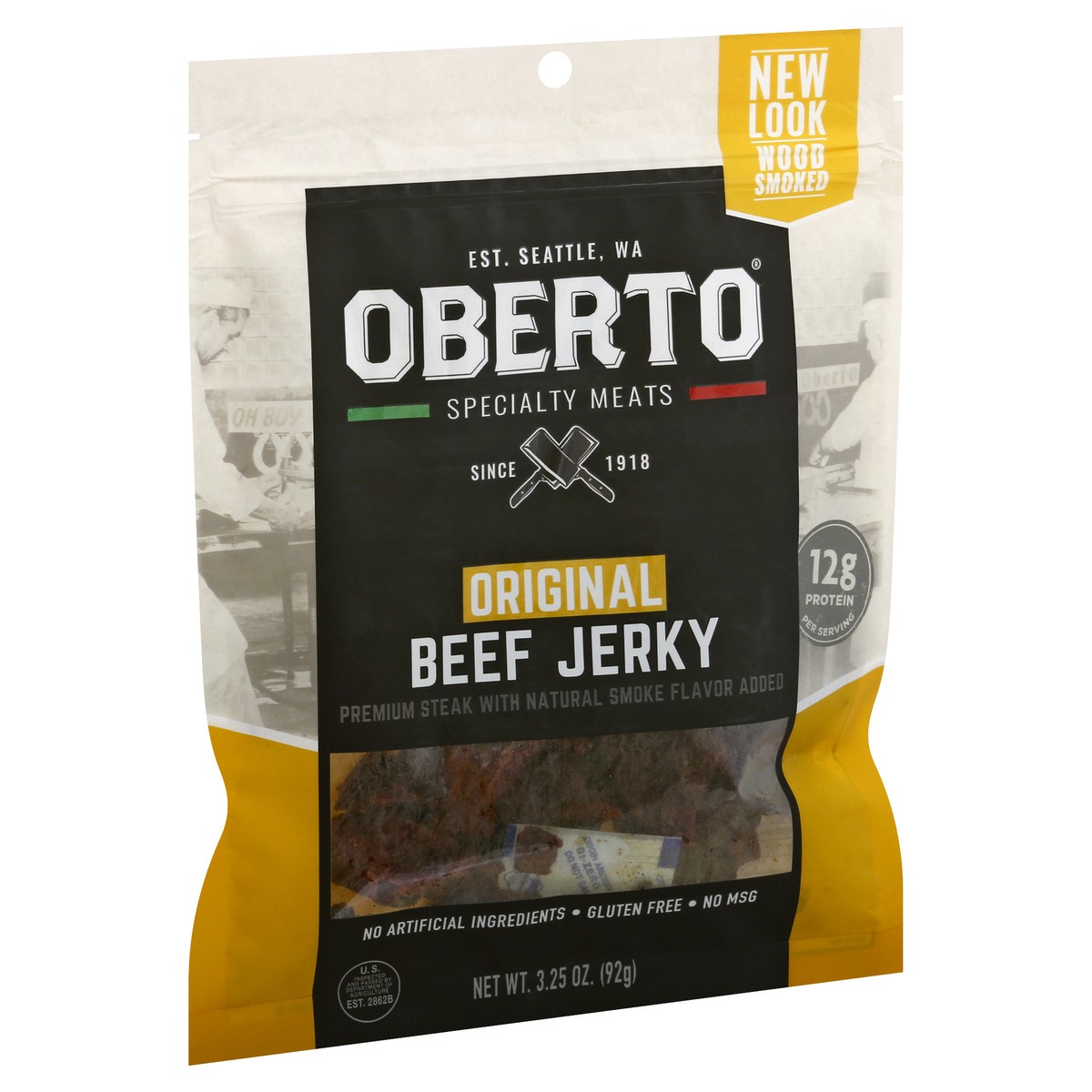 slide 9 of 9, Oberto Original Beef Jerky 3.25 oz, 3.25 oz