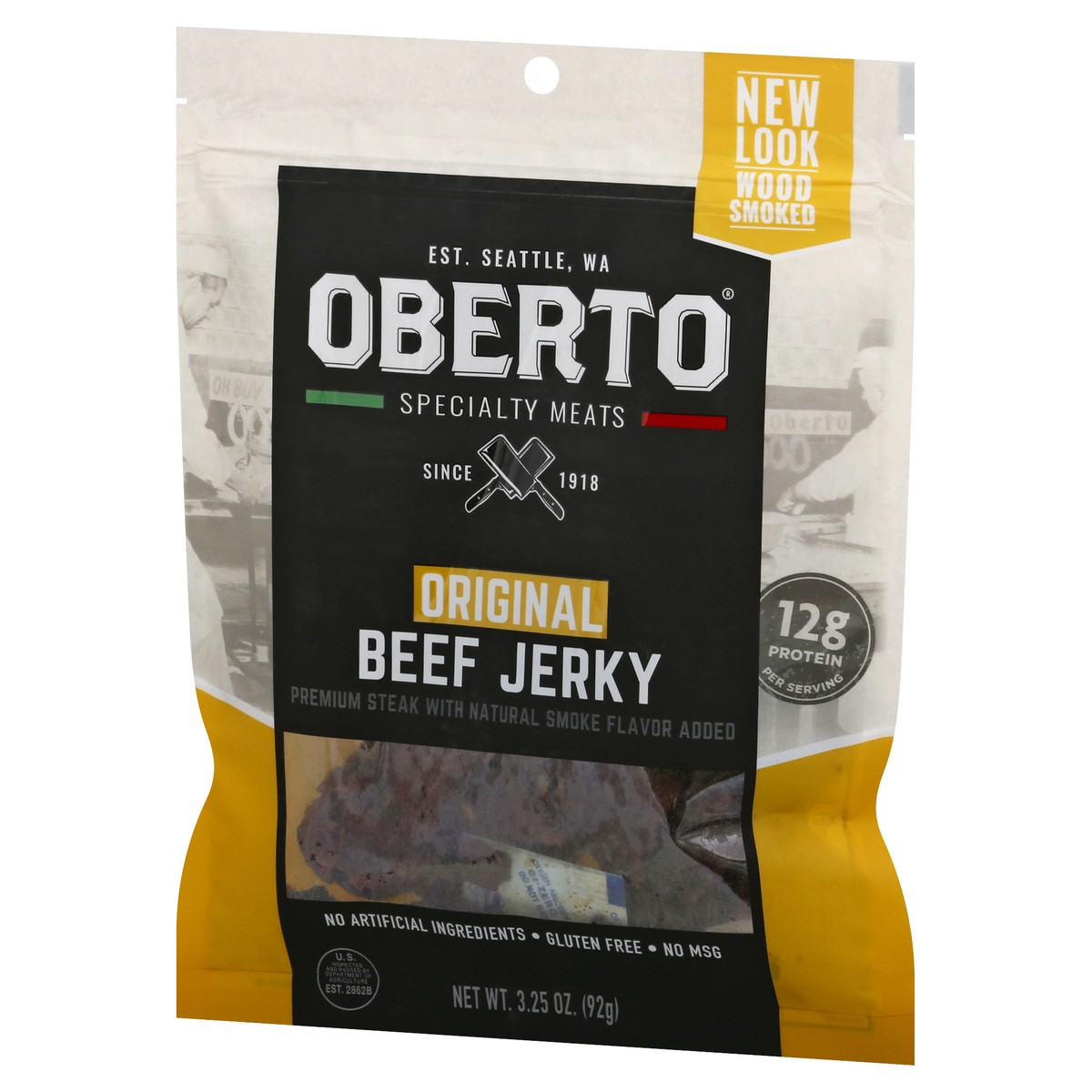 slide 2 of 9, Oberto Original Beef Jerky 3.25 oz, 3.25 oz