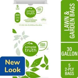 Simple Truth 30 Gallon Lawn & Garden Leaf Waste Bags