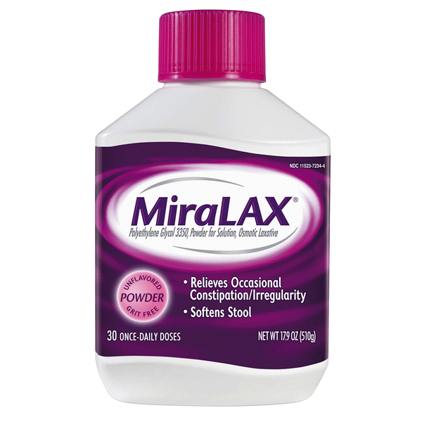 slide 1 of 1, MiraLax Powder, 17.9 oz