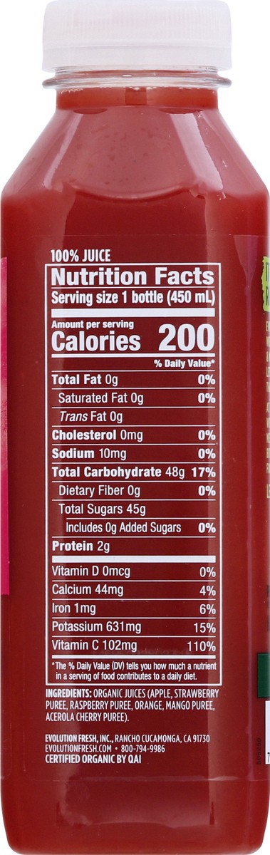 slide 9 of 12, Evolution Fresh Juice Vital Berry Organic, 15.2 fl oz