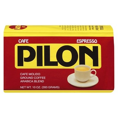 slide 1 of 1, Pilon Arabica Blend Espresso Roast Ground Coffee, 10 oz