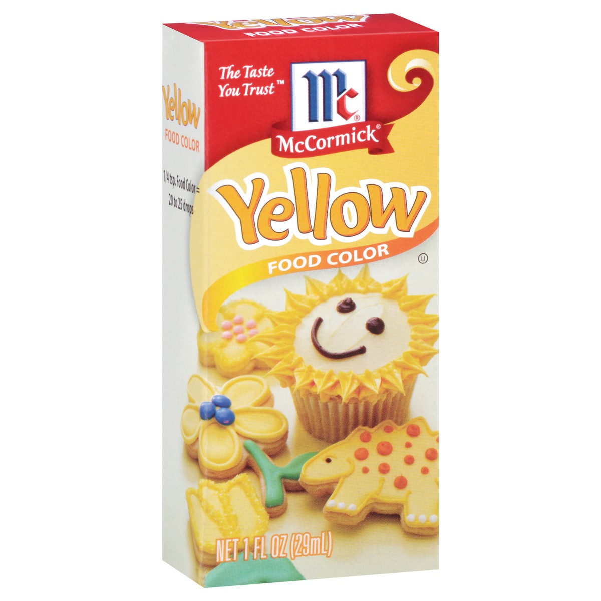 slide 7 of 9, Mccormick Yellow Food Color Yellow, 1 fl oz