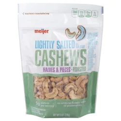 Meijer Lightly Salted Cashews- Halves & Pieces