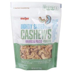 Meijer Lightly Salted Cashews Halves & Pieces