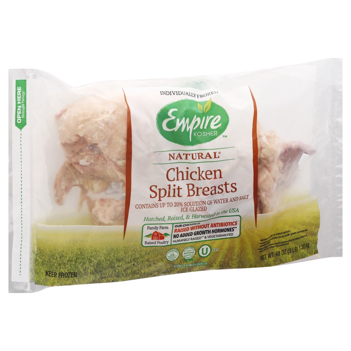 slide 11 of 13, Empire Kosher Split Chicken Breast Halves, 3 lb