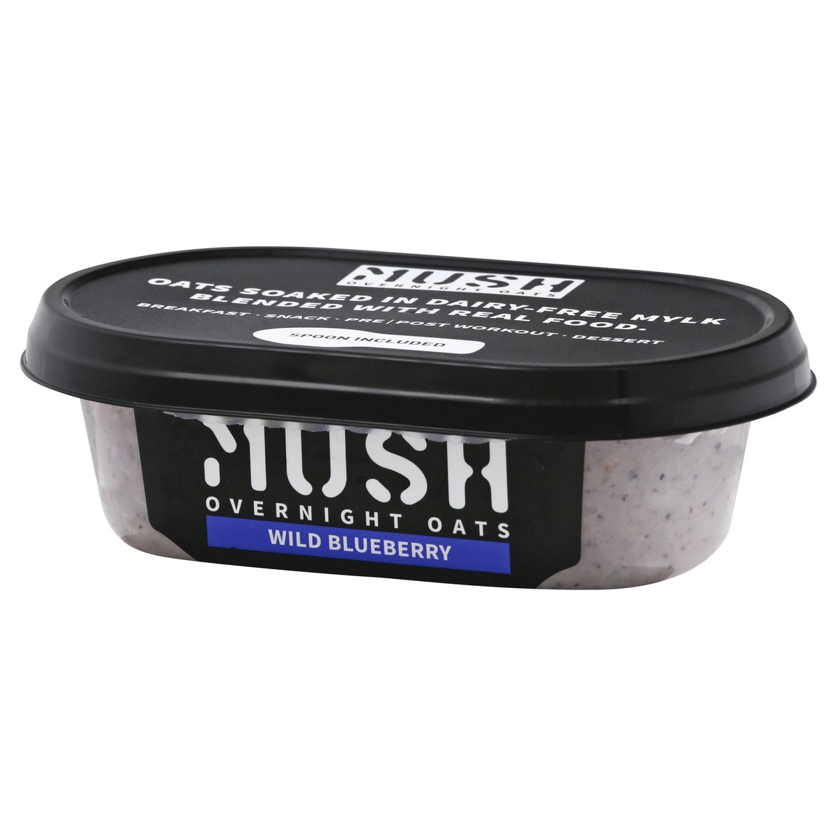 slide 13 of 13, MUSH Wild Blueberry Overnight Oats, 1 ct