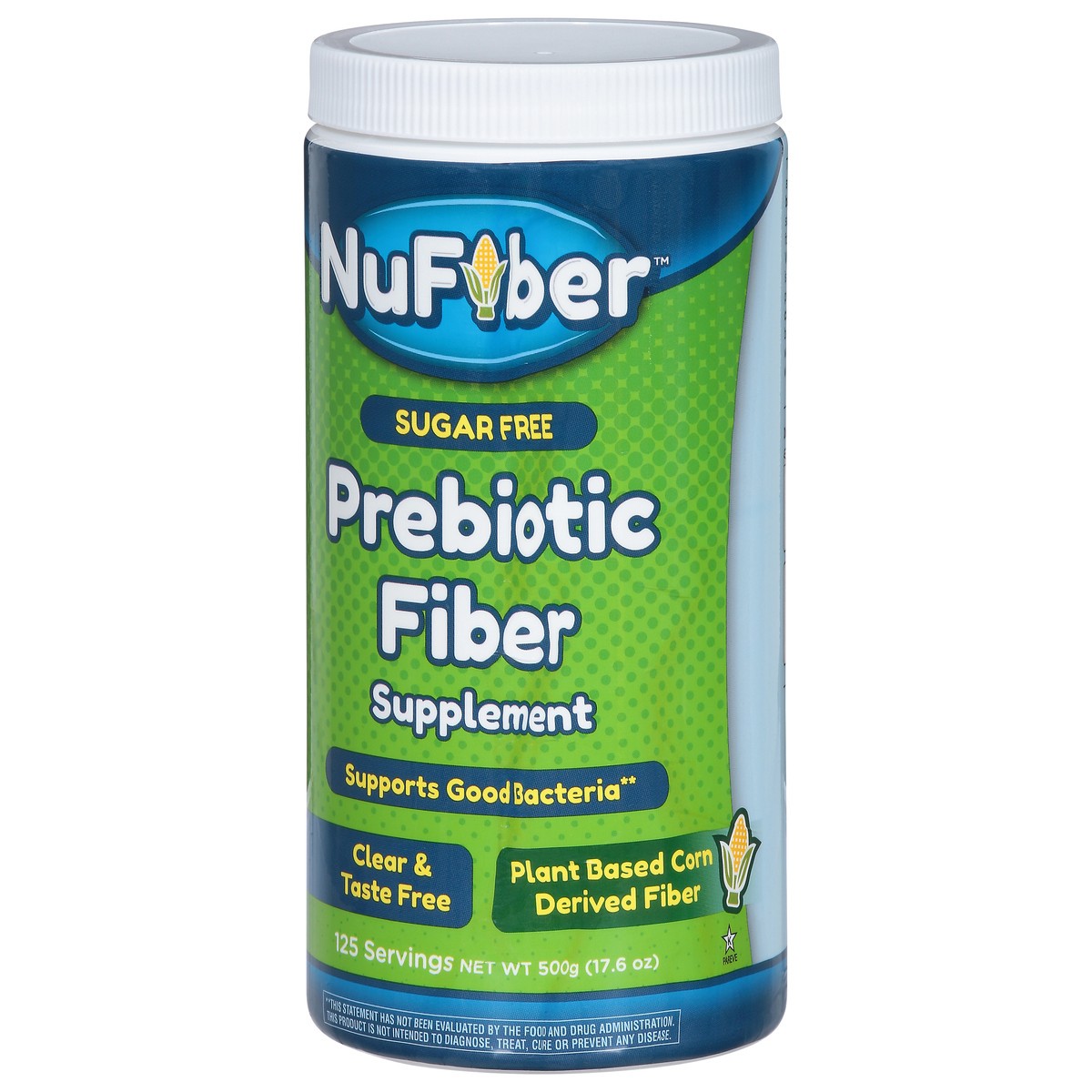 slide 3 of 9, NuFiber Prebiotic Fiber 17.6 oz, 17.6 oz