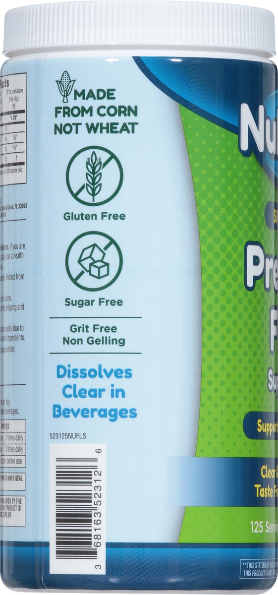 slide 6 of 9, NuFiber Prebiotic Fiber 17.6 oz, 17.6 oz