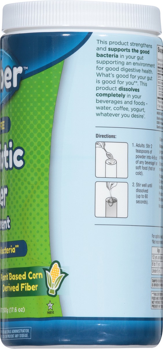 slide 7 of 9, NuFiber Prebiotic Fiber 17.6 oz, 17.6 oz