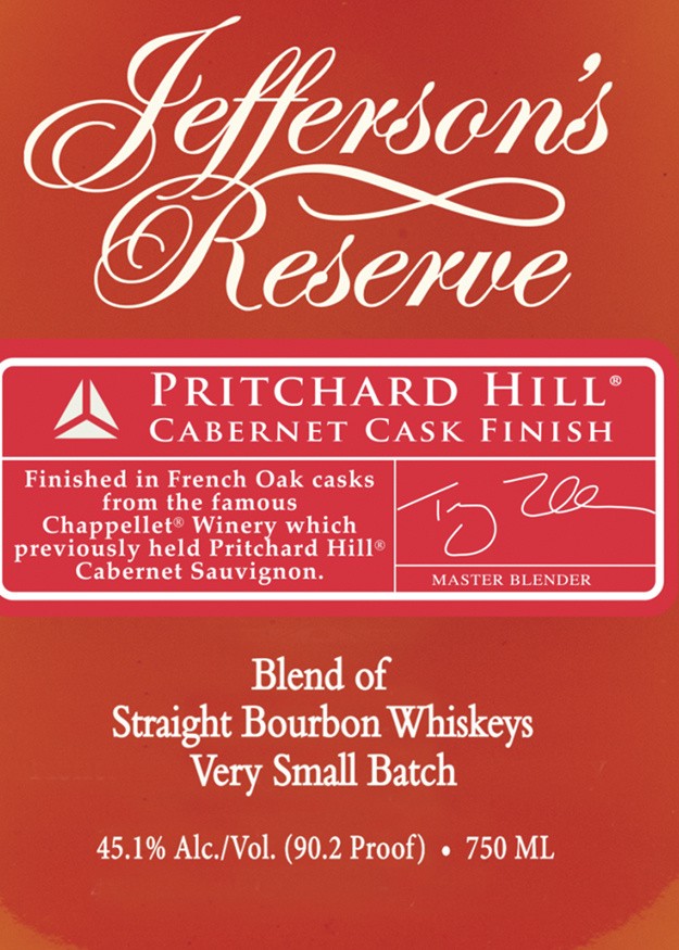 slide 4 of 7, Jeffersons Special Jeffersons Pritchard Hill Cabernet Cask Finished Bourbon Whiskey 750mL Bottle, 750 ml