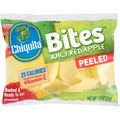 slide 1 of 1, Chiquita Peeled Red Apple Bites, 1.8 oz