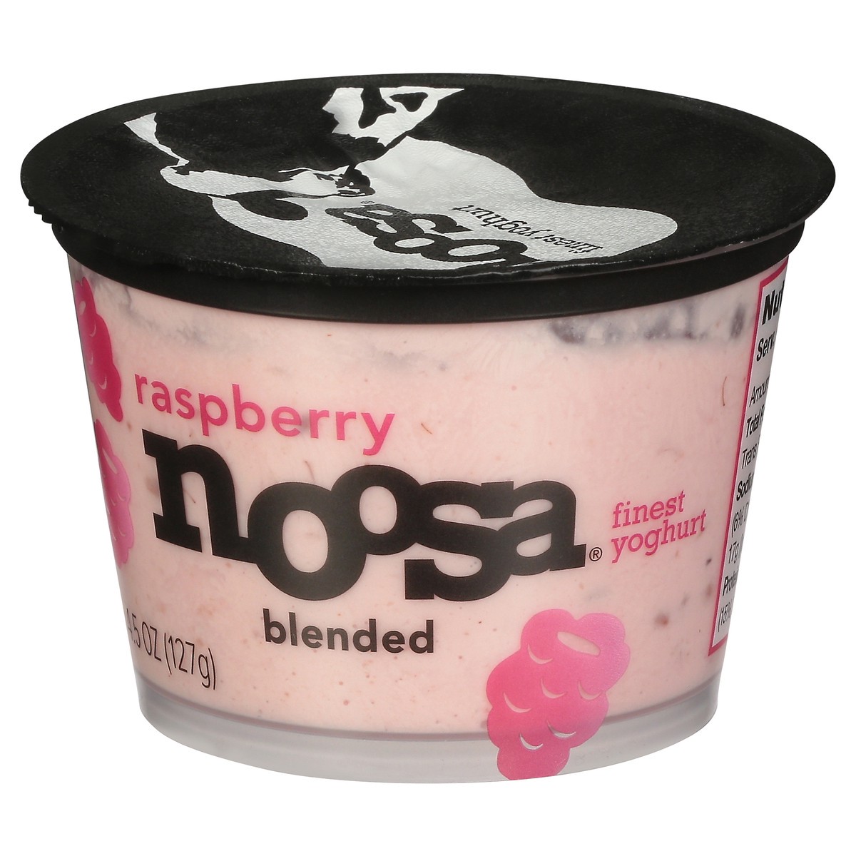 slide 5 of 9, noosa Yoghurt, Raspberry, 4.5 oz, Whole Milk Yogurt, Grade-A Pasteurized, Gluten Free, Probiotic, Made With the Finest Quality Ingredients, 6 oz