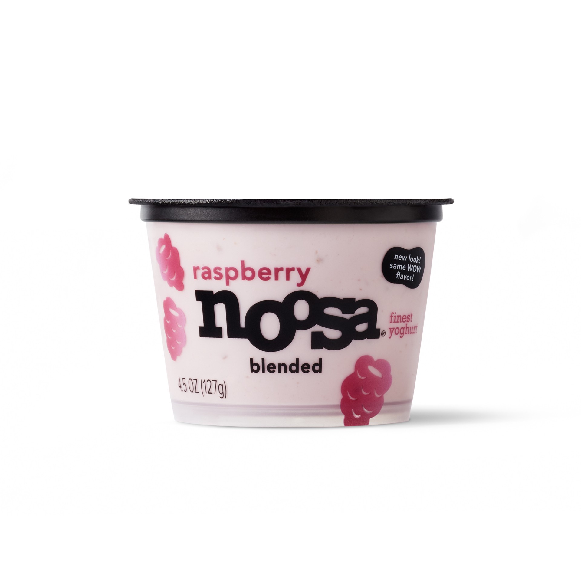 slide 1 of 9, noosa Yoghurt, Raspberry, 4.5 oz, Whole Milk Yogurt, Grade-A Pasteurized, Gluten Free, Probiotic, Made With the Finest Quality Ingredients, 6 oz