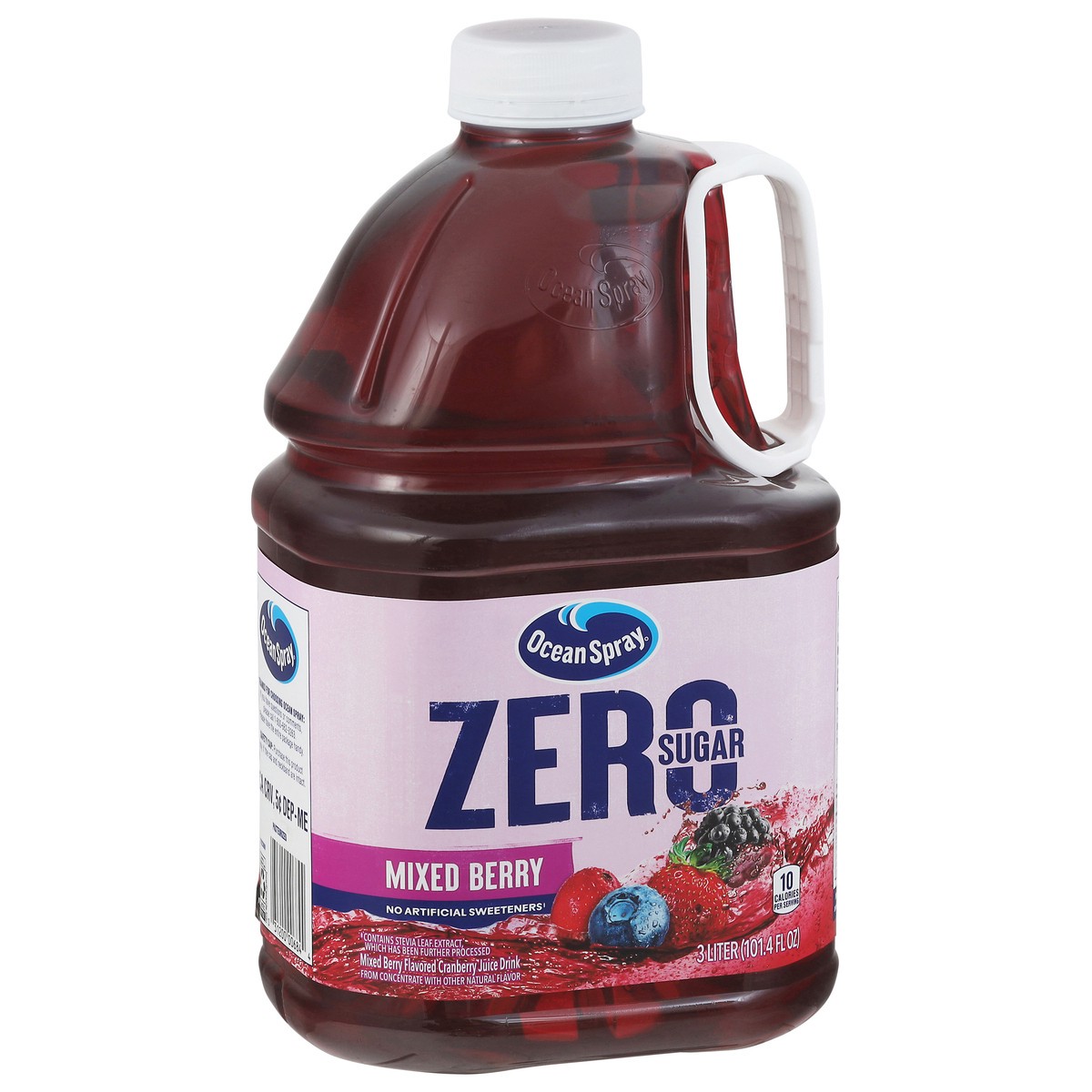 slide 11 of 14, Ocean Spray 3L ZERO Sugar Mixed Berry, 101.4 fl oz