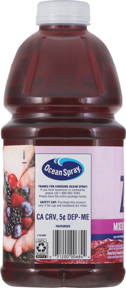 slide 8 of 14, Ocean Spray 3L ZERO Sugar Mixed Berry, 101.4 fl oz