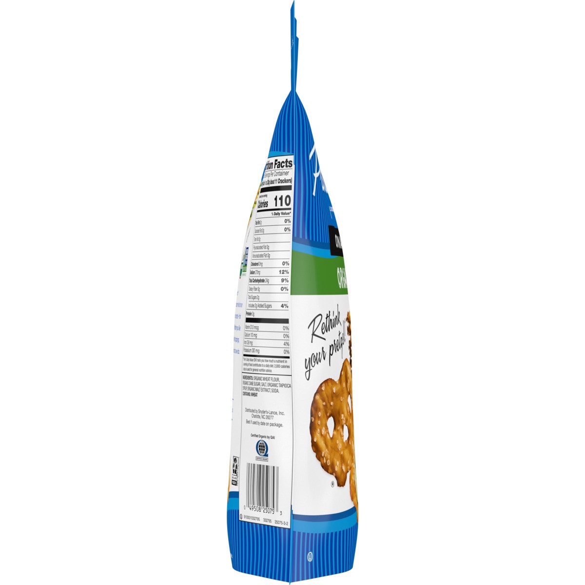 slide 9 of 11, Snack Factory Organic Original Flavor Pretzel Crisps, 9.35 oz