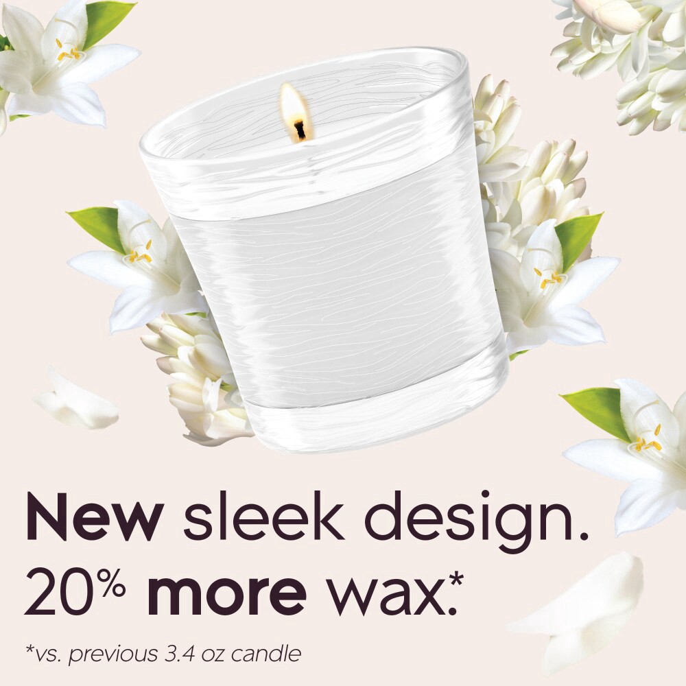 slide 3 of 6, Glade Clean Linen Candle 1 ea, 1 ct