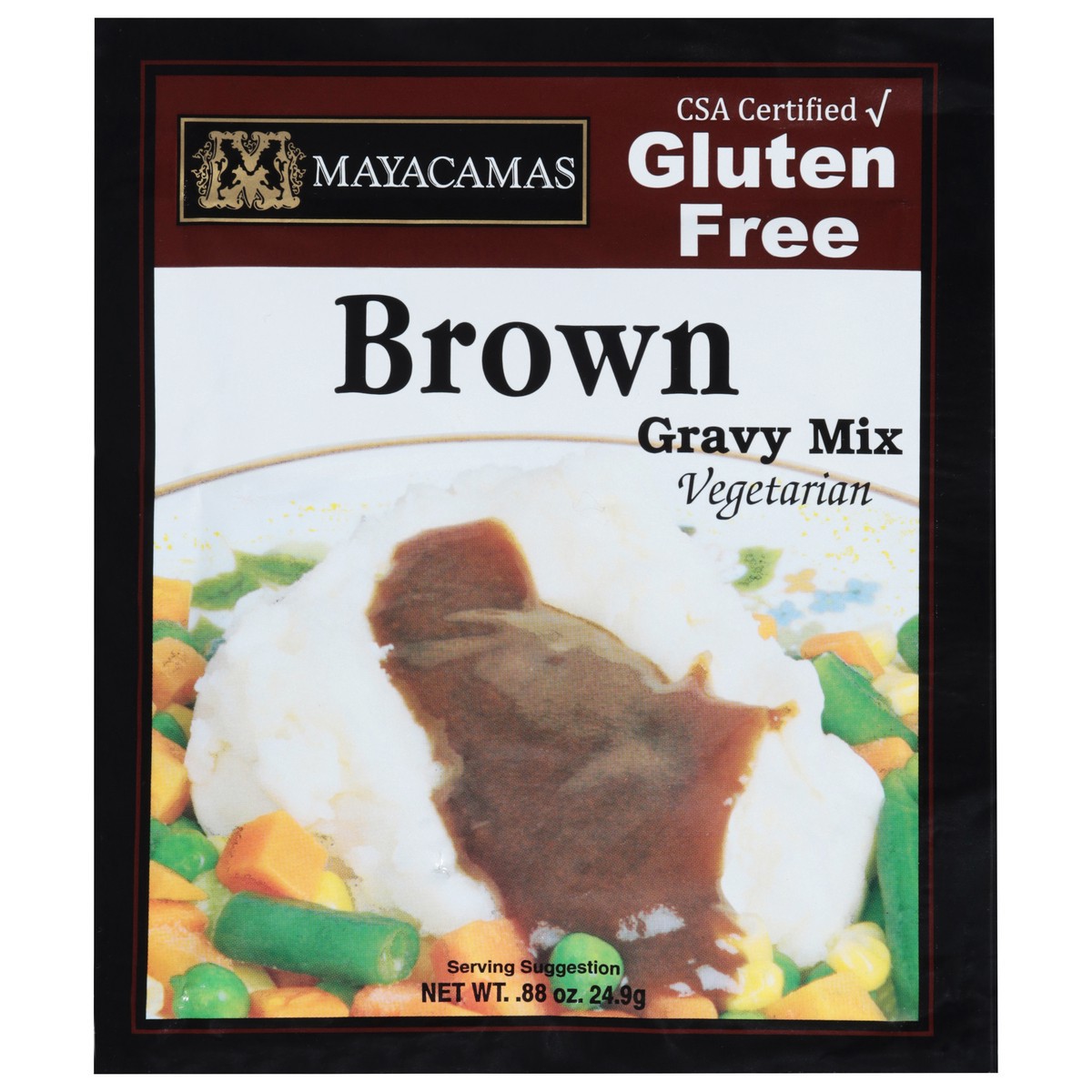 slide 1 of 1, Mayacamas Gluten Free Vegetarian Brown Gravy Mix 0.88 oz, 0.65 oz