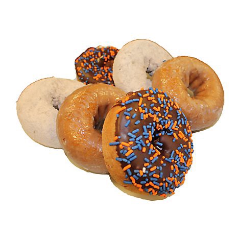 slide 1 of 1, Bakery Donut Rings Assorted 6 Count - Each, 6 ct