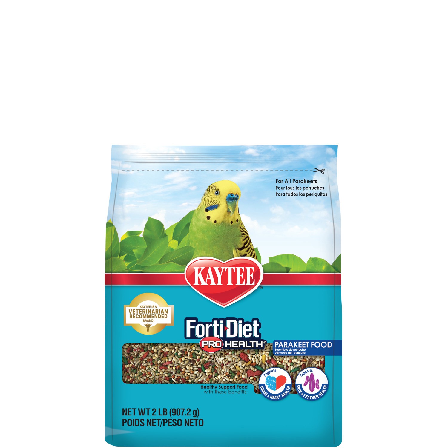 slide 1 of 9, Kaytee Forti-Diet Pro Health Parakeet Food, 2 lb, 2 lb