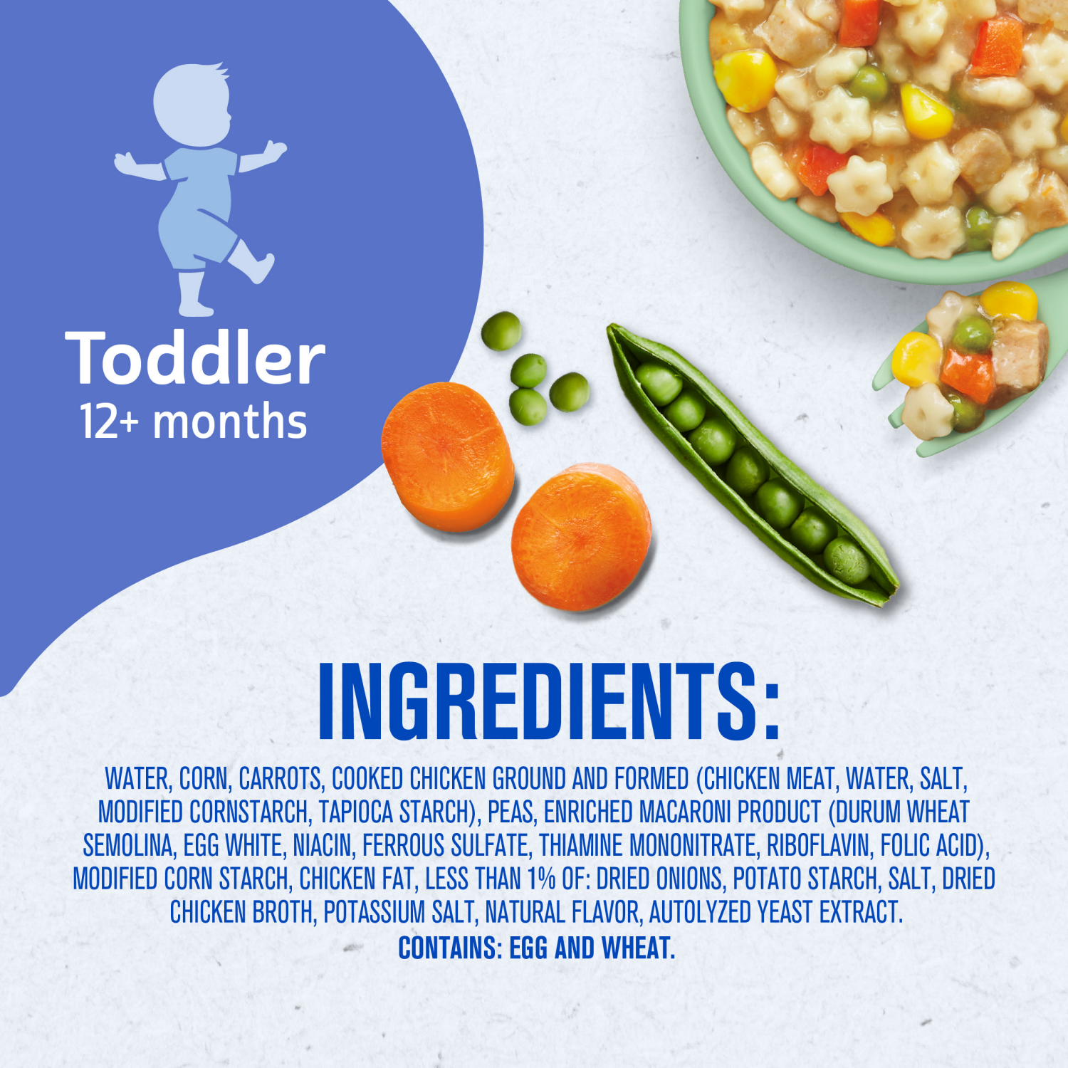 slide 3 of 8, Gerber Mealtime for Toddler Pasta Stars Sleeve 6 oz Meals Bowl, 6 oz