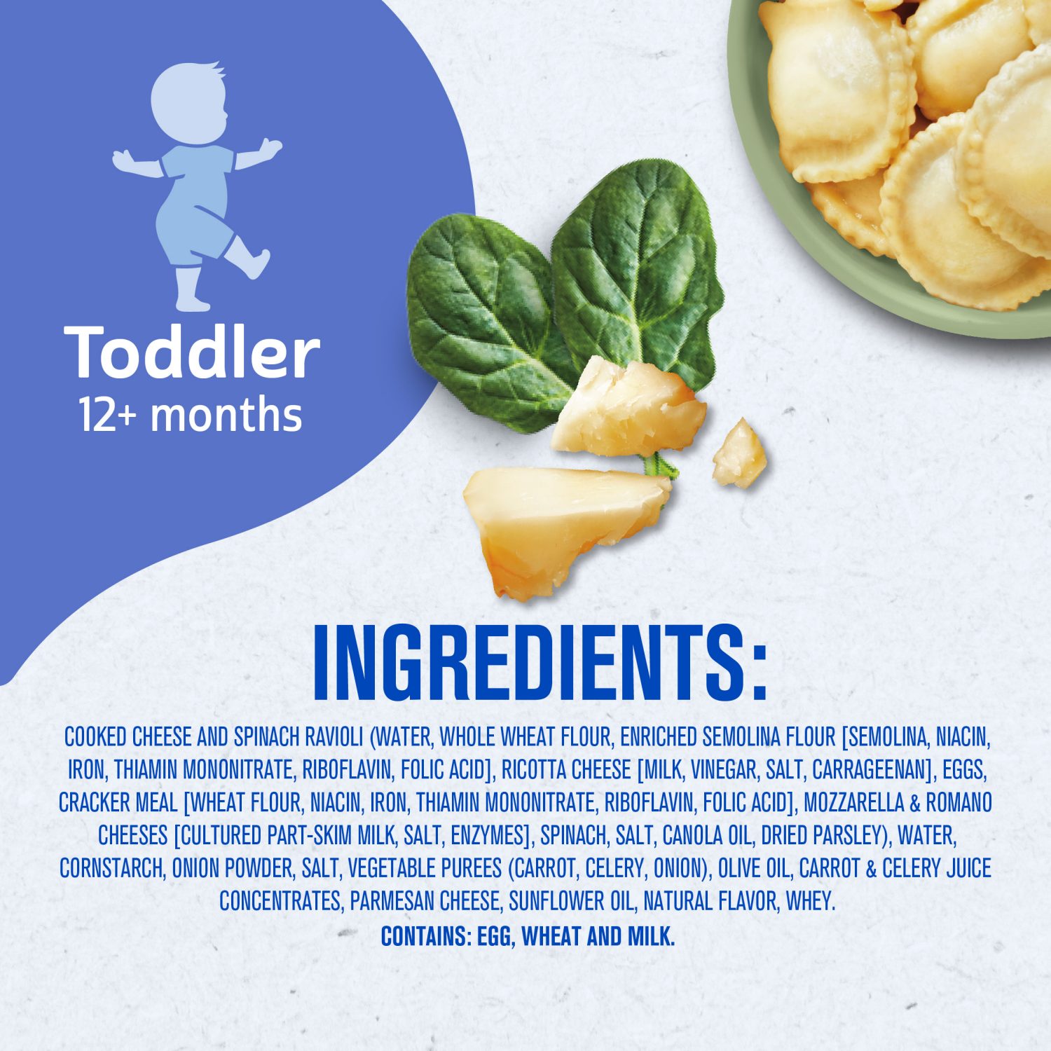 slide 3 of 8, Gerber Toddler Food Cheese & Spinach Ravioli Pick-Ups, 6 oz