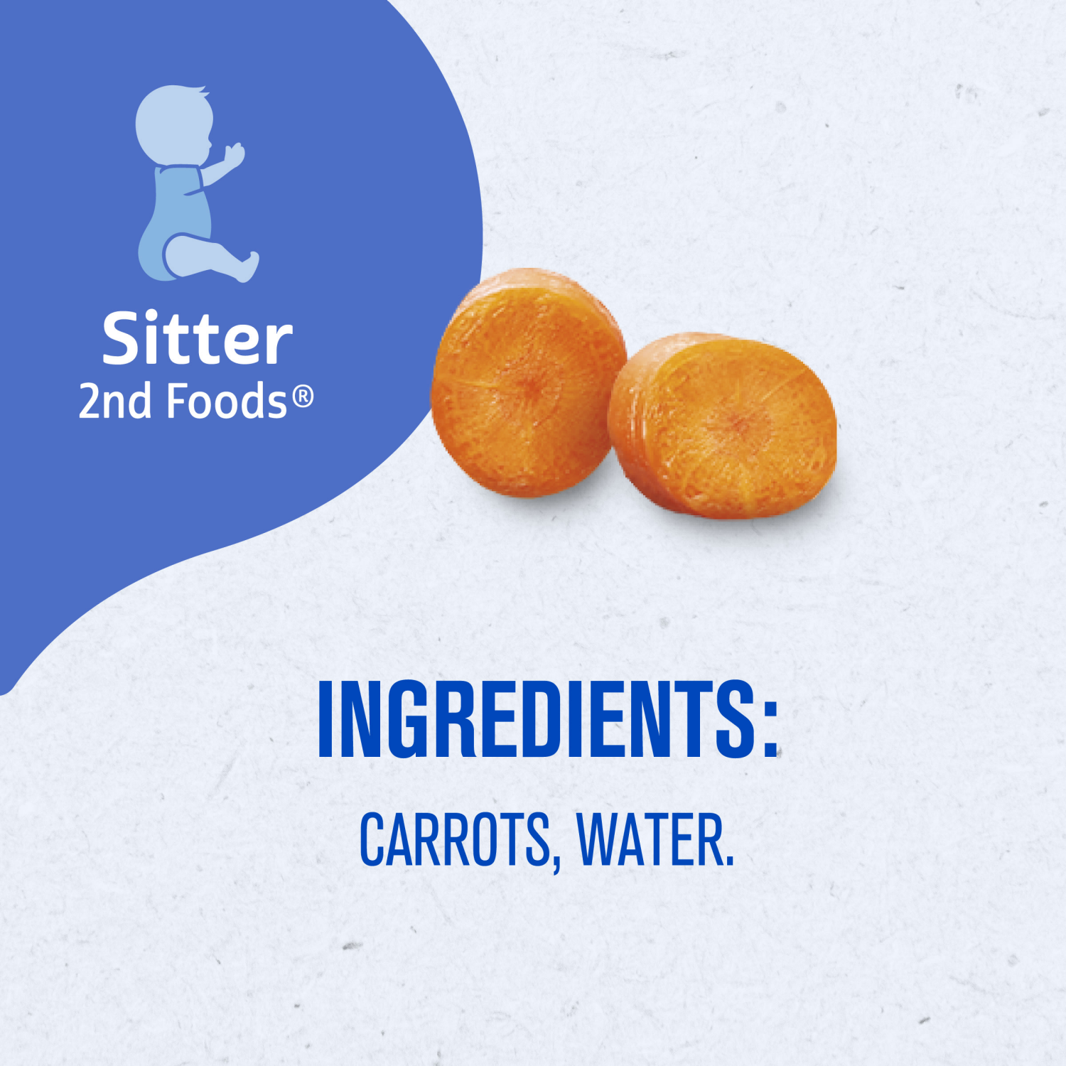 slide 3 of 8, Gerber Stage 2 Baby Food, Carrot Puree, 4 oz Tubs (2 Pack), 2 ct