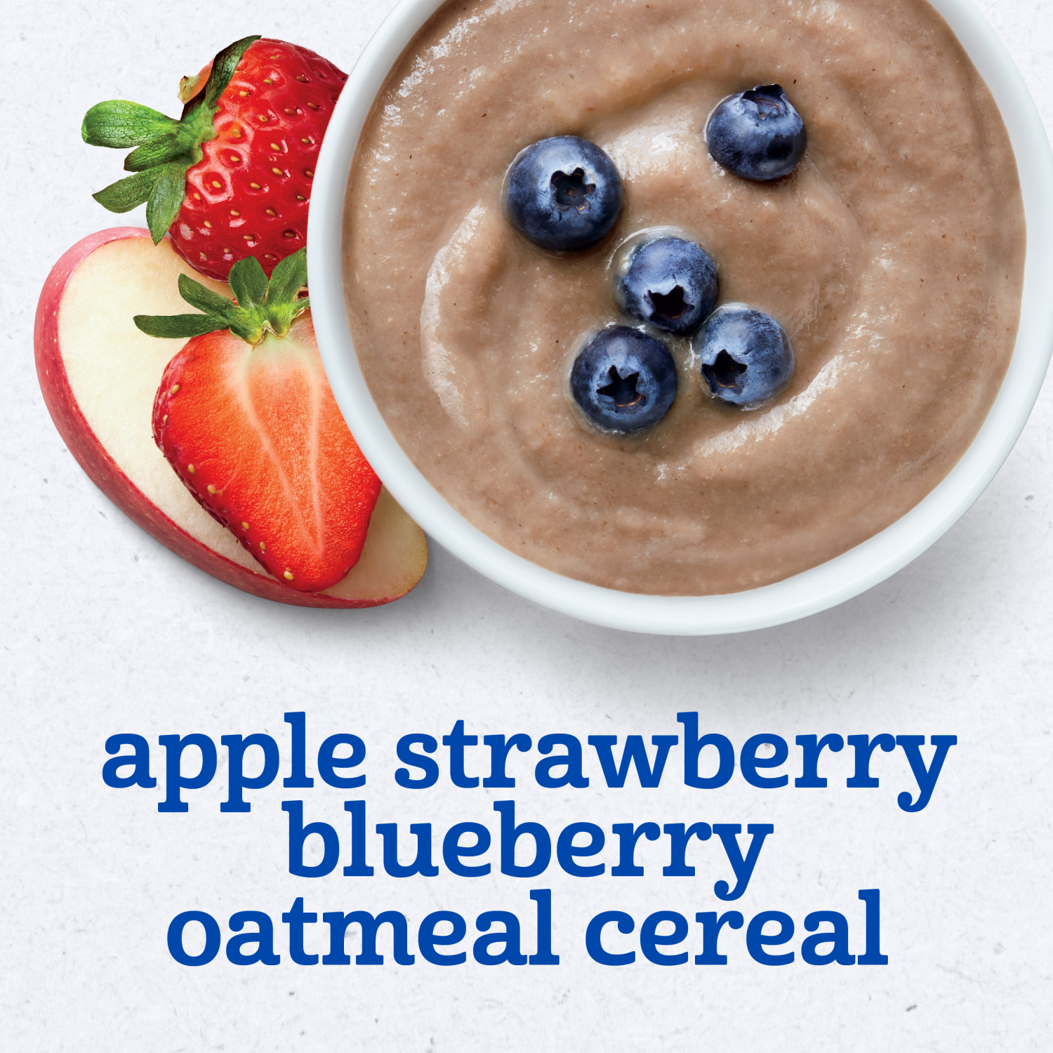 slide 6 of 8, Gerber Stage 2 Baby Food, Apple Strawberry Blueberry Oatmeal Cereal Tub, Baby Cereal, 2PK, 2 ct