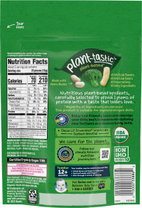 slide 3 of 5, Gerber Organic for Toddler Lil' Crunchies - Cheezy Style Broccoli, 1.59 oz