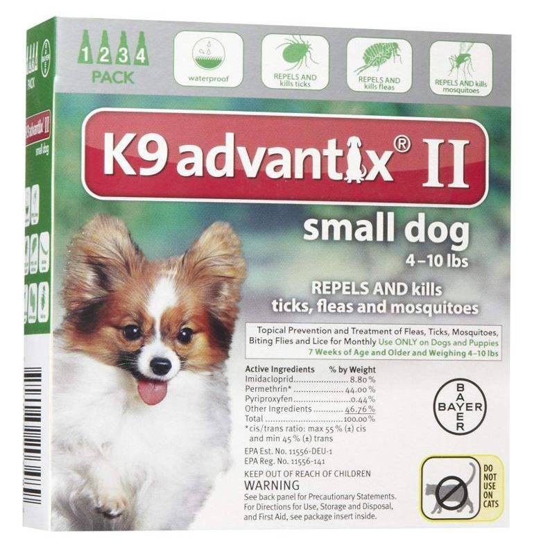 slide 1 of 3, K9 Advantix II Pet Insect Treatment for Dogs - S - 4ct, 0.014 fl oz