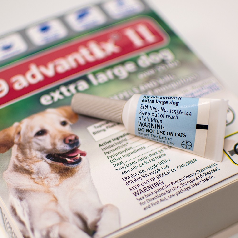 slide 3 of 3, K9 Advantix II Pet Insect Treatment for Dogs - XL - 4ct, 0.135 fl oz