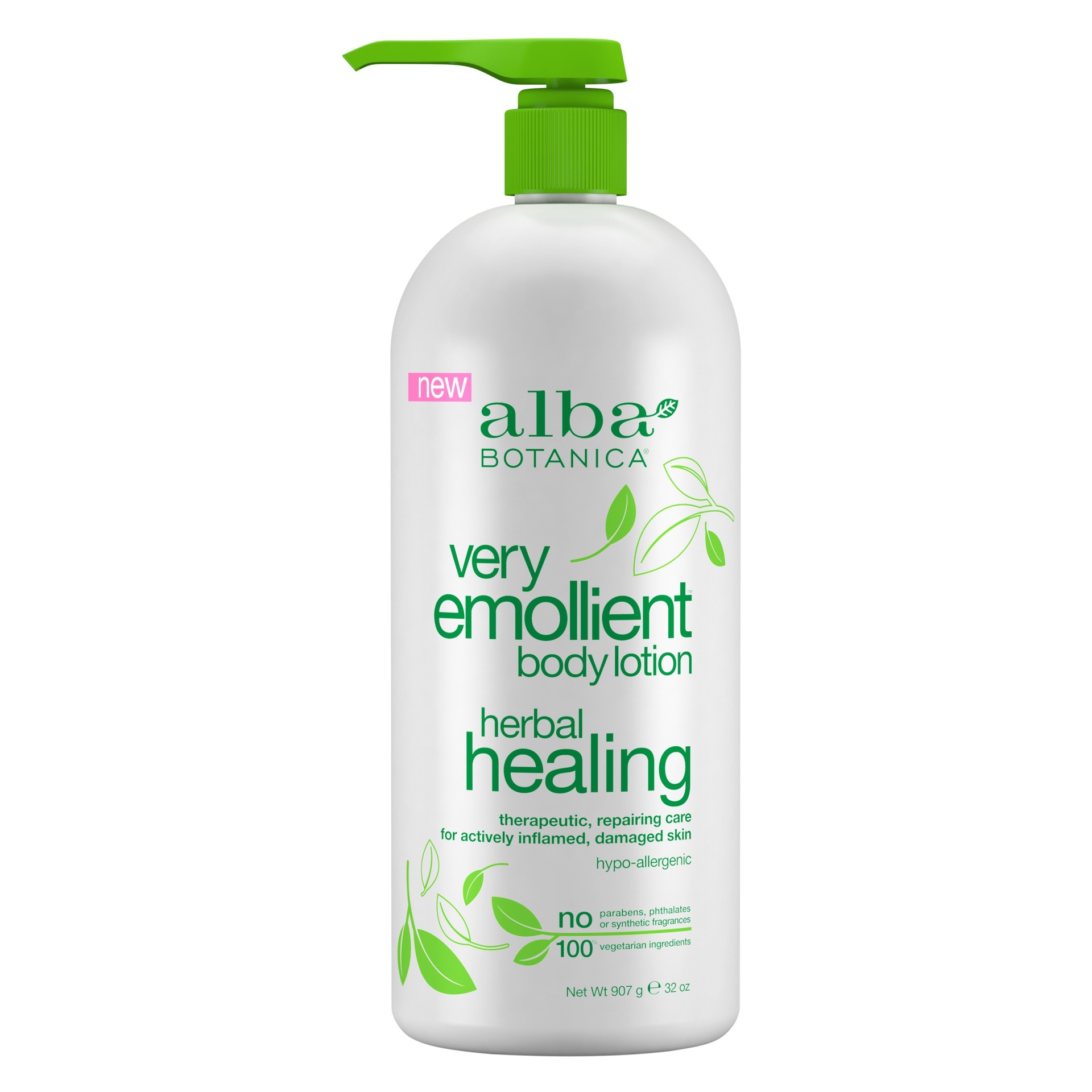 slide 1 of 1, Alba Very Emollient Herbal Healing Lotion, 32 oz