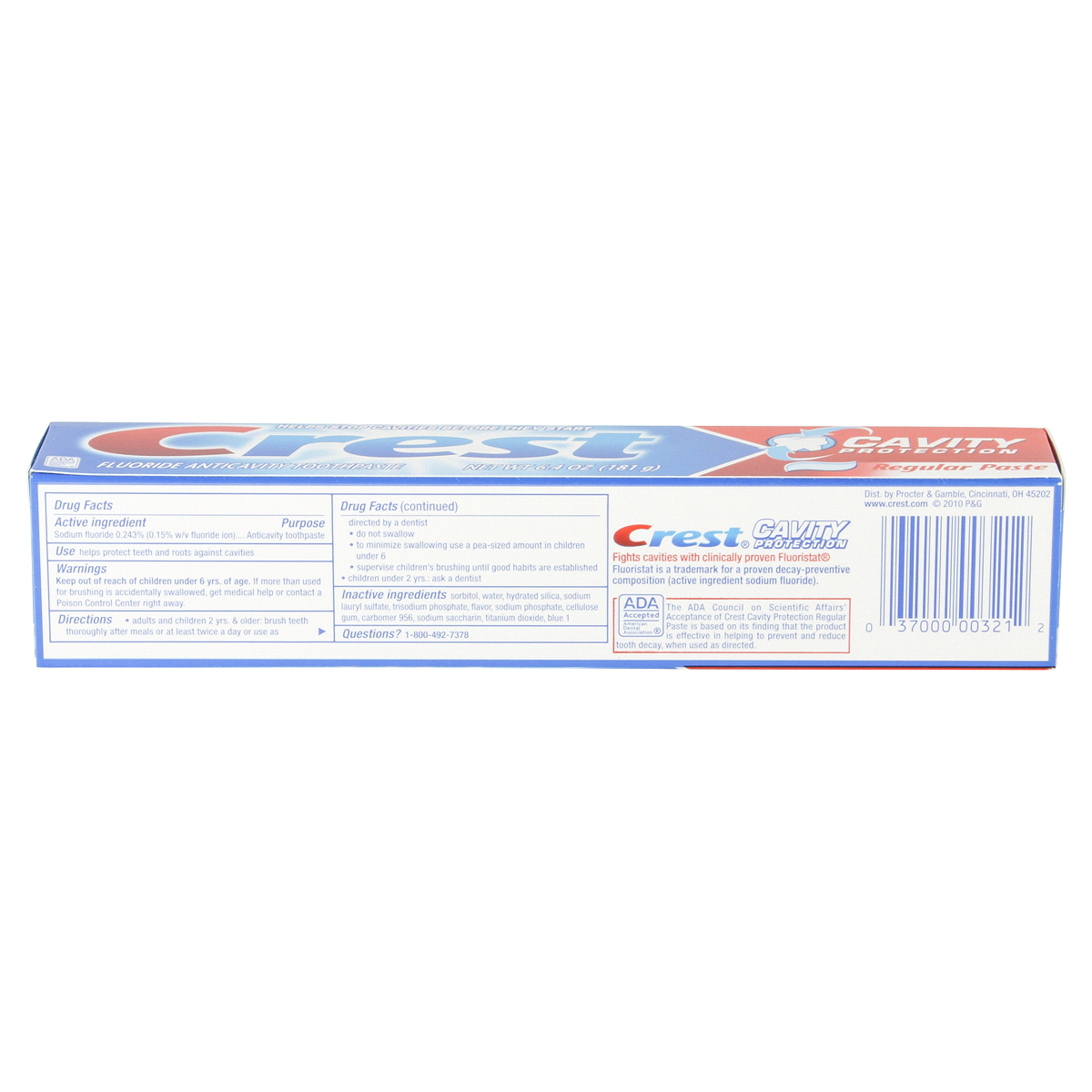 slide 2 of 2, Crest Toothpaste , 6.4 oz