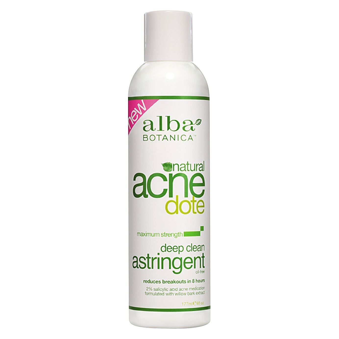 slide 1 of 1, Alba Botanica Acnedote Deep Clean Astringent, 6 oz