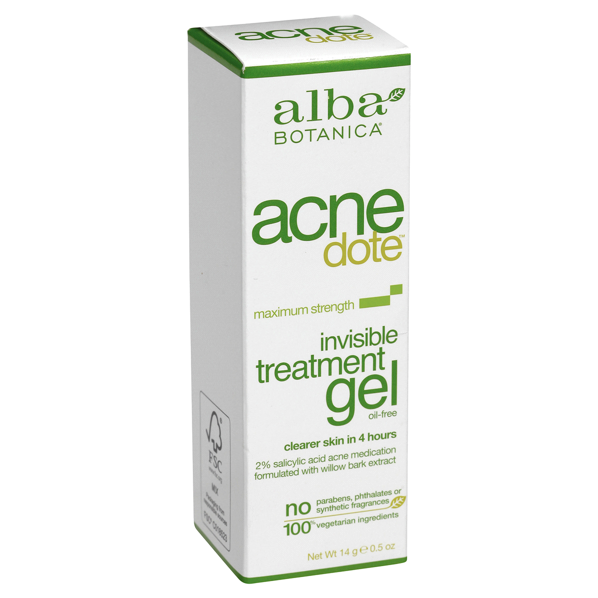 slide 4 of 8, Alba Acnedote Invisible Treatment Gel, 0.5 oz