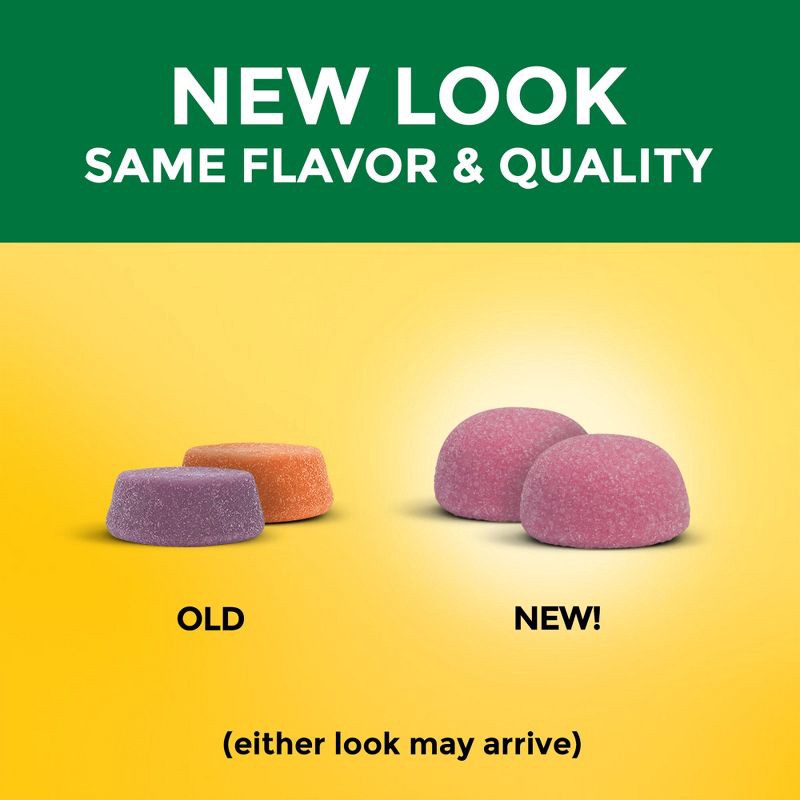 slide 3 of 10, Nature Made Calcium 500mg with Vitamin D3 for Bone Support Gummies - Fruit - 100ct, 100 ct; 500 mg